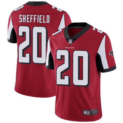 Atlanta Falcons Limited Red Men Kendall Sheffield Home Jersey NFL Football #20 Vapor Untouchable->youth nfl jersey->Youth Jersey